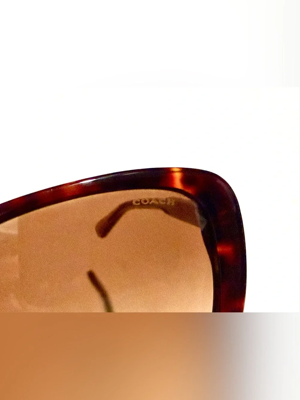 Coach Tortoiseshell Sunglasses with‎ Brown Lenses